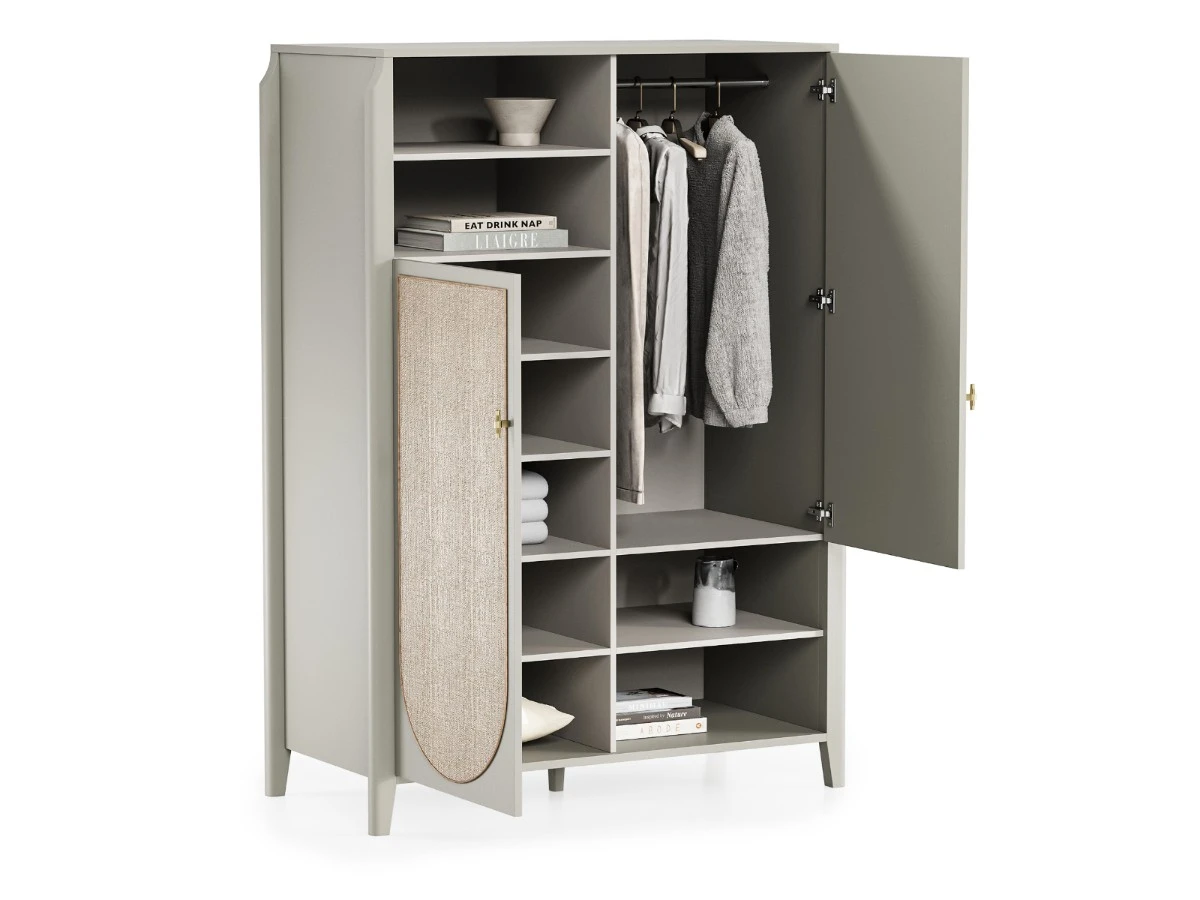 Шкаф платяной с ротангом Vishera 939817  - фото 3