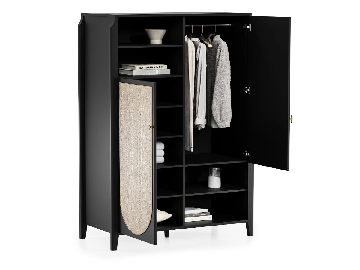 Шкаф платяной с ротангом Vishera 939819  - фото 3