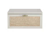 Подвесная прикроватная тумба с ротангом Vishera