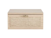 Подвесная прикроватная тумба с ротангом Vishera