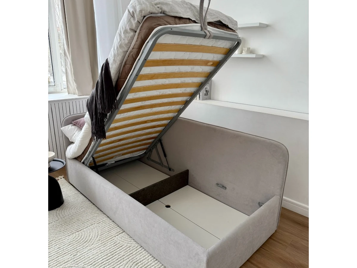 Кровать детская Софт 90х200, односпальная с подъемным механизмом 940158  - фото 9