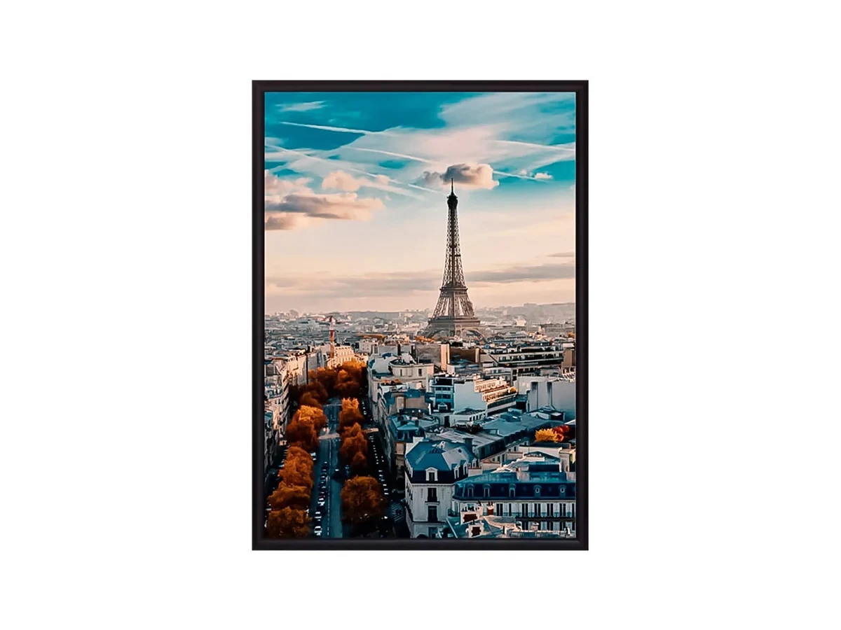 Постер в рамке Осень в Париже 21х30 см 645298  - фото 1