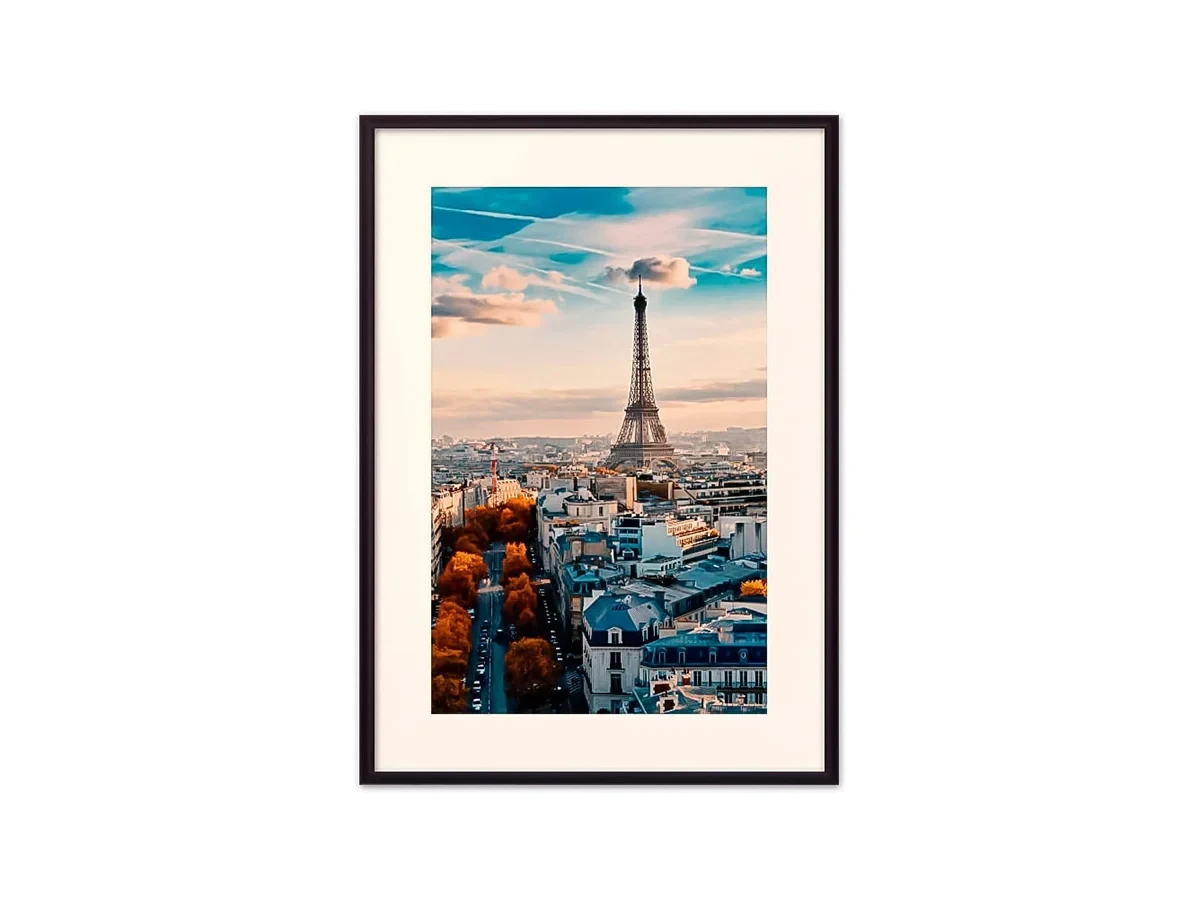 Постер в рамке Осень в Париже 21х30 см 645298  - фото 3