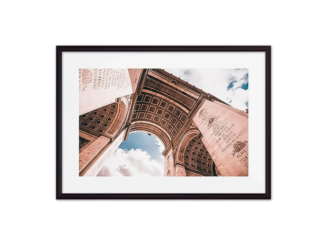 Постер в рамке Триумфальная Арка 21х30 см 645302  - фото 3