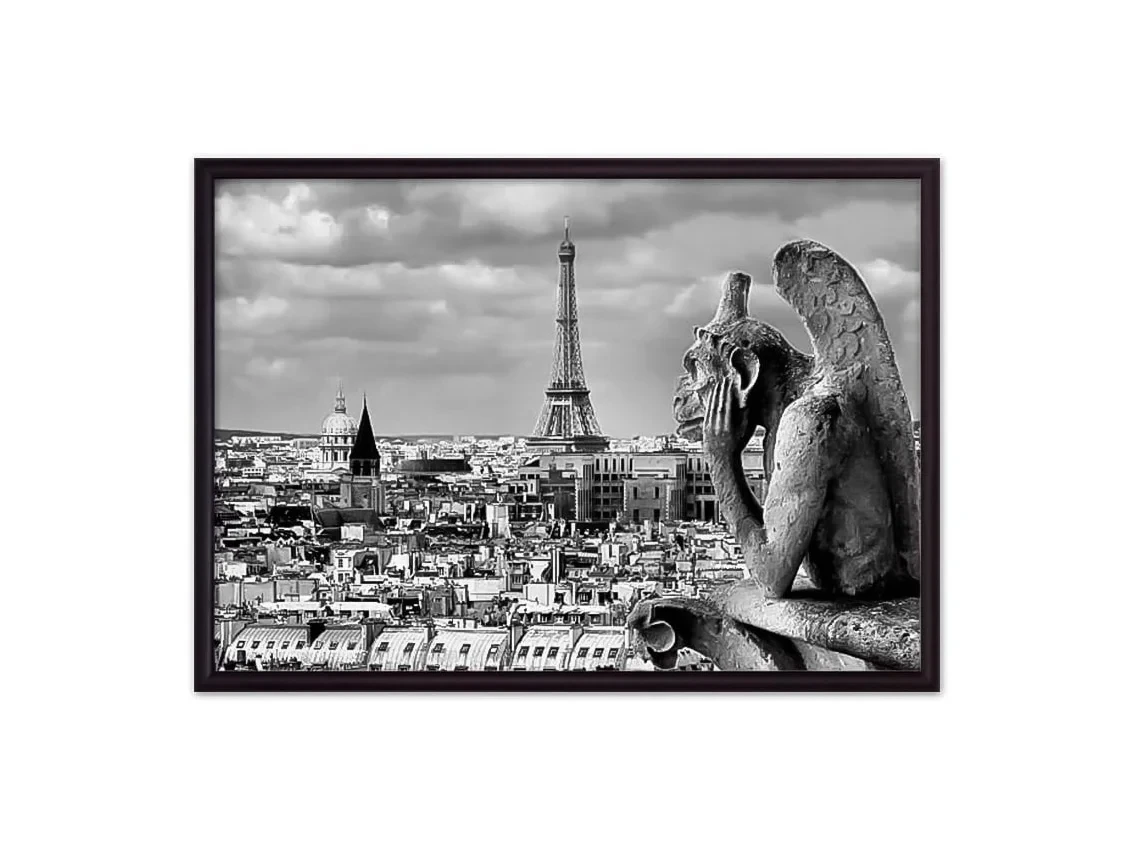Постер в рамке Гаргулья Париж 21х30 см 645346  - фото 2