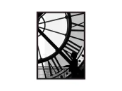 Постер в рамке Часы Париж 21х30 см