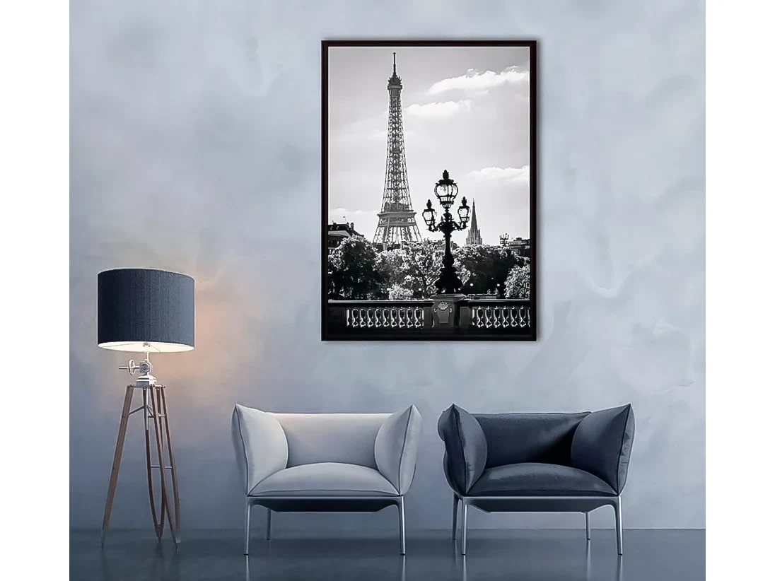 Постер в рамке Эйфелева башня 2 21х30 см 645394  - фото 4