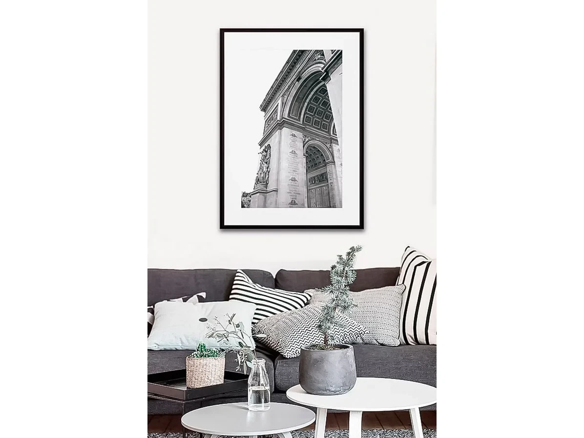 Постер в рамке Триумфальная Арка Париж 21х30 см 645426  - фото 4
