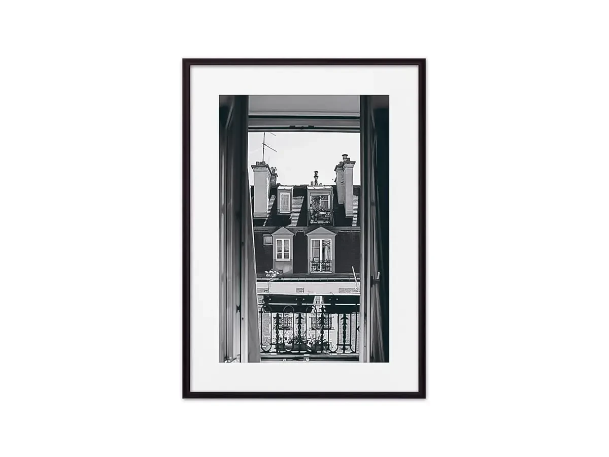 Постер в рамке Окно в Париж 40х60 см 645441  - фото 3