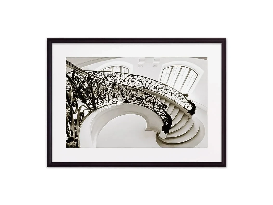 Постер в рамке Ажурная лестница 21х30 см 645450