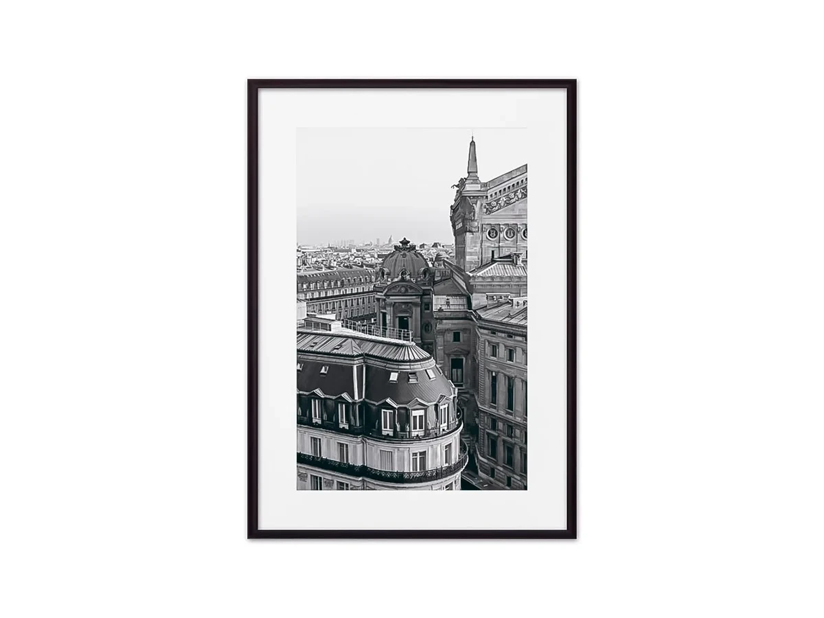 Постер в рамке Крыши Париж 21х30 см 645466  - фото 4