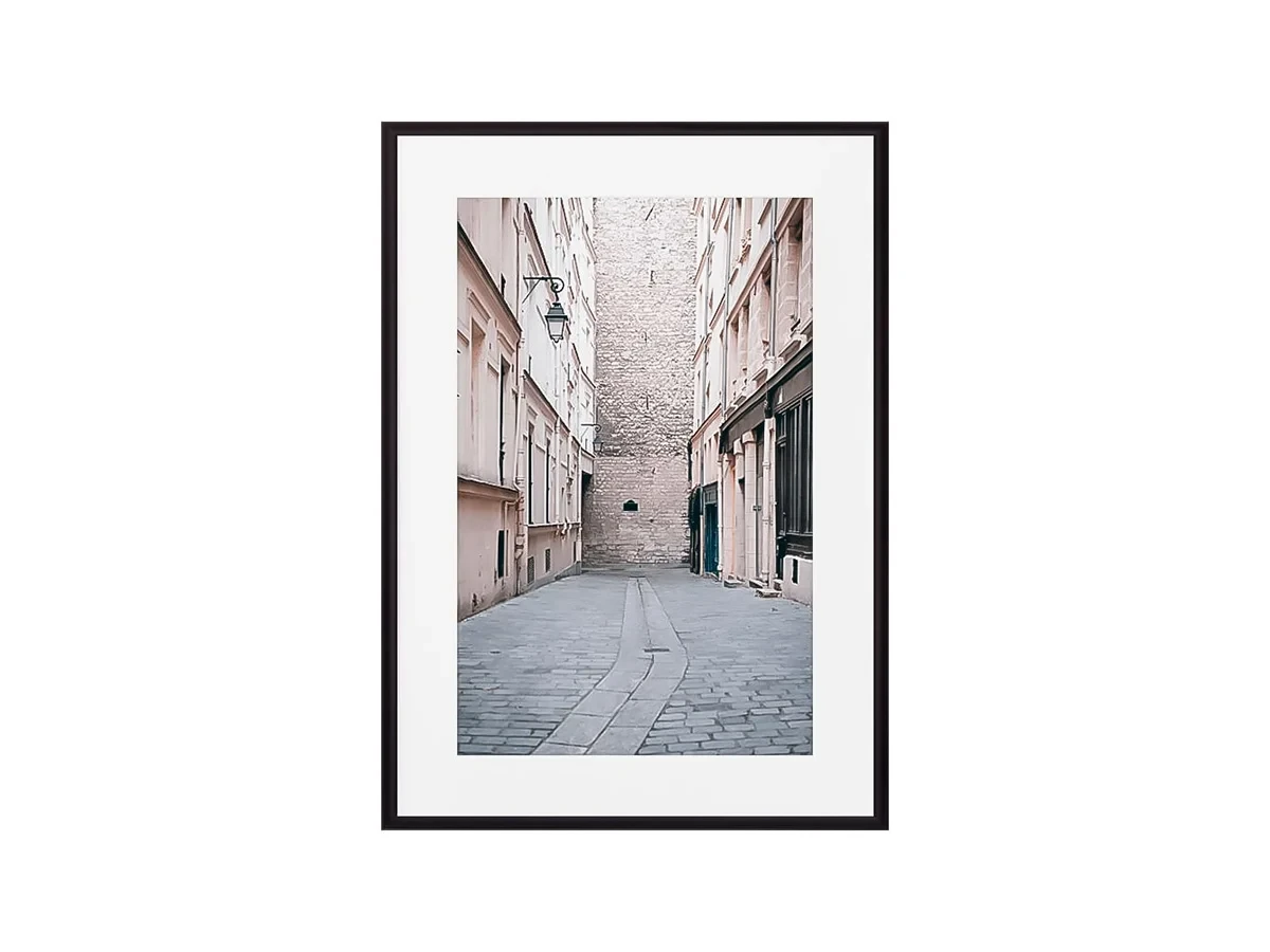 Постер в рамке Переулок Париж 21х30 см 645470