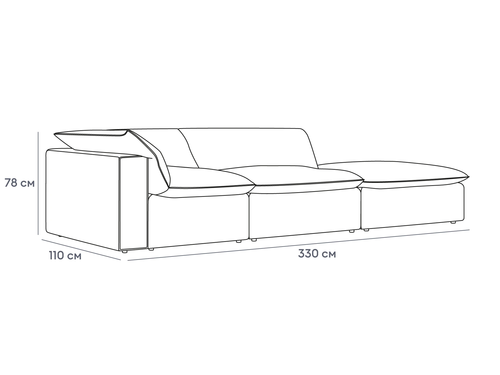 Диван Rivoli 942596  - фото 3