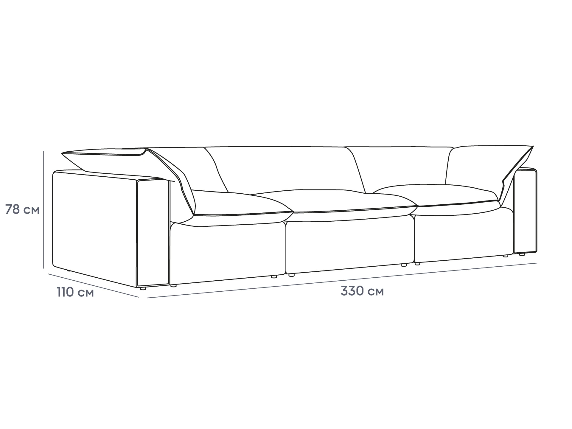 Диван Rivoli 942620  - фото 3