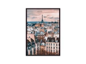 Постер в рамке Над Парижем 21х30 см