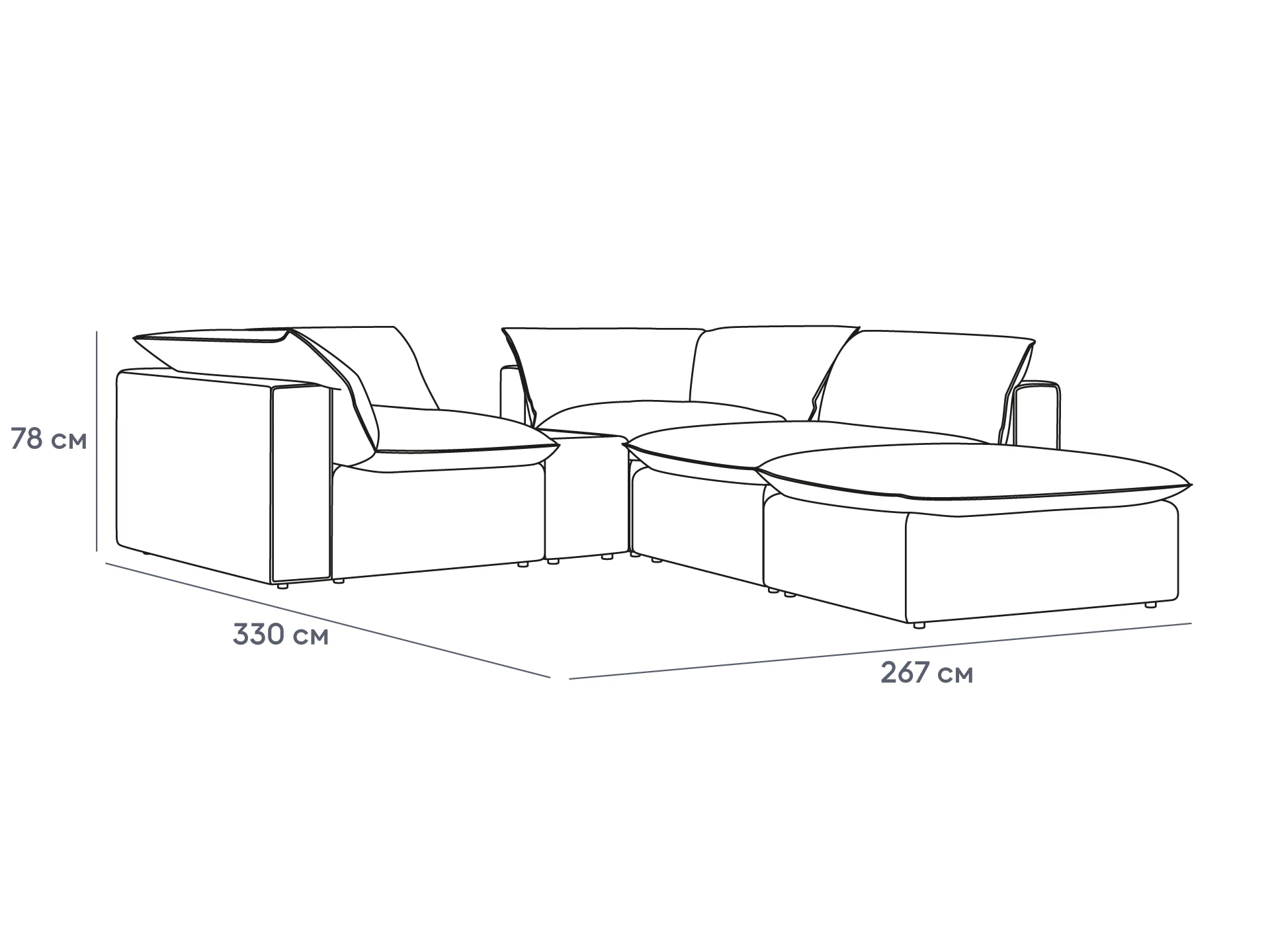 Диван Rivoli 942663  - фото 7