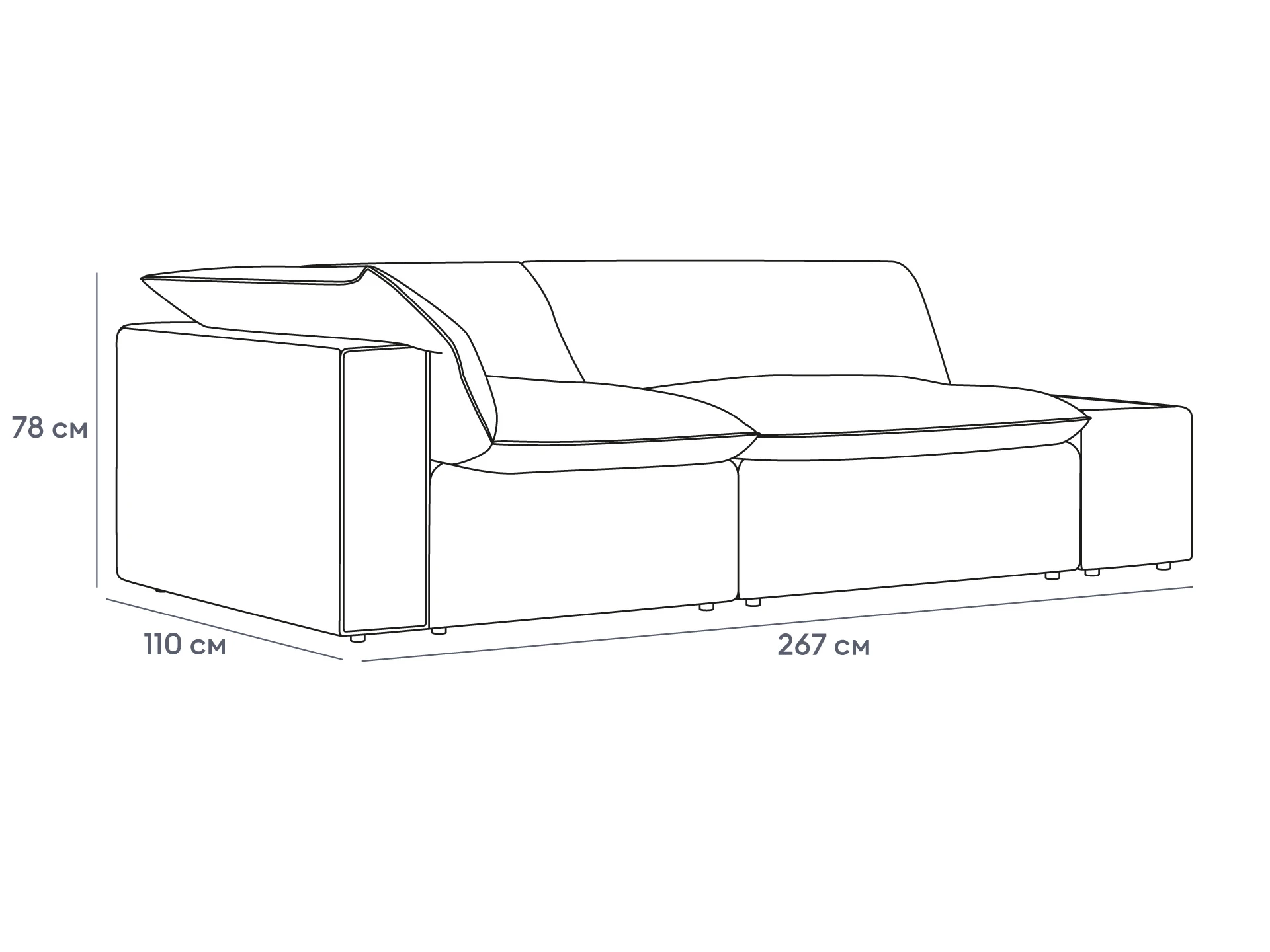 Диван Rivoli 942764  - фото 7