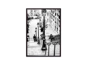 Постер в рамке Улочка Монмартр 21х30 см