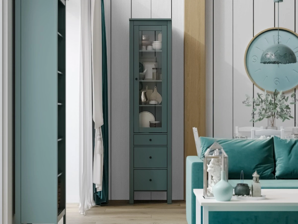 Шкаф САГА с витриной 943073  - фото 3