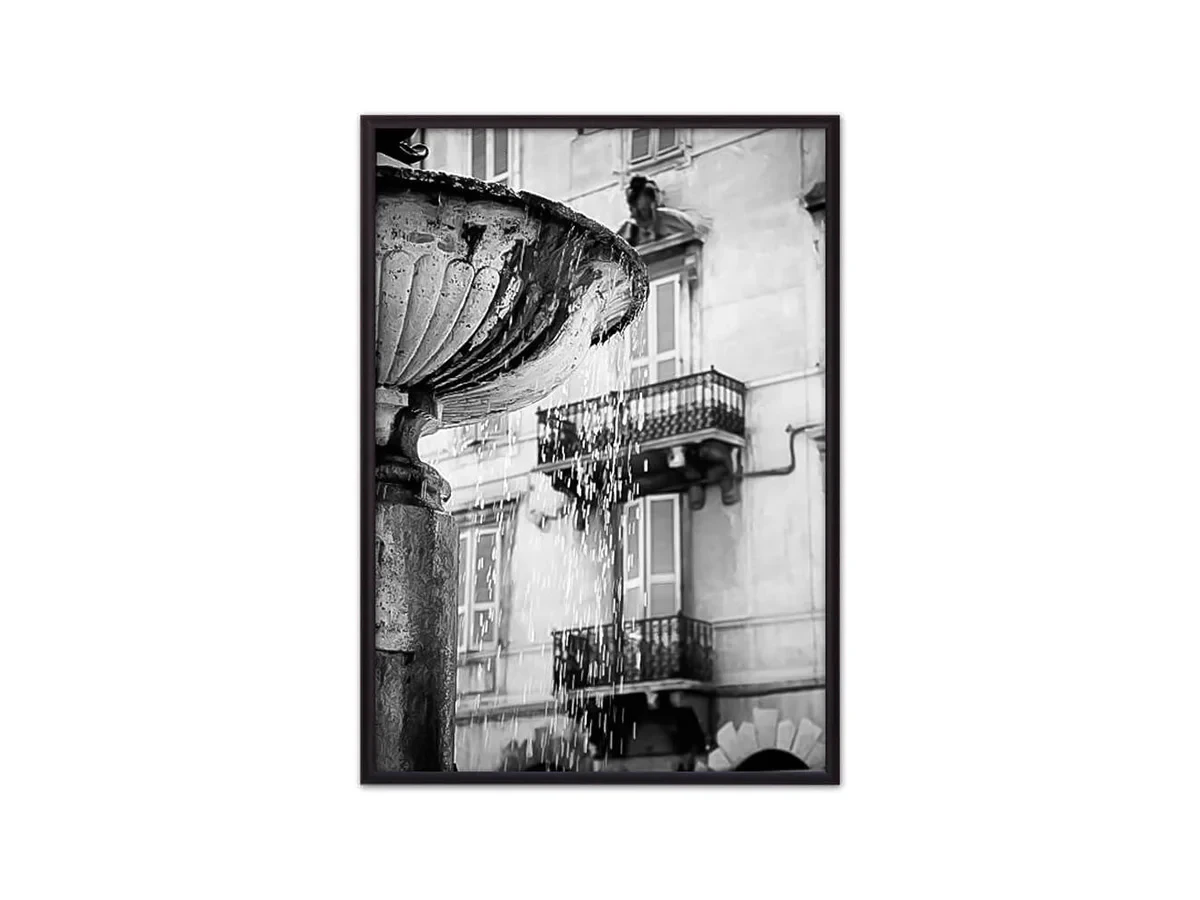 Постер в рамке Римский фонтан 21х30 см 645550