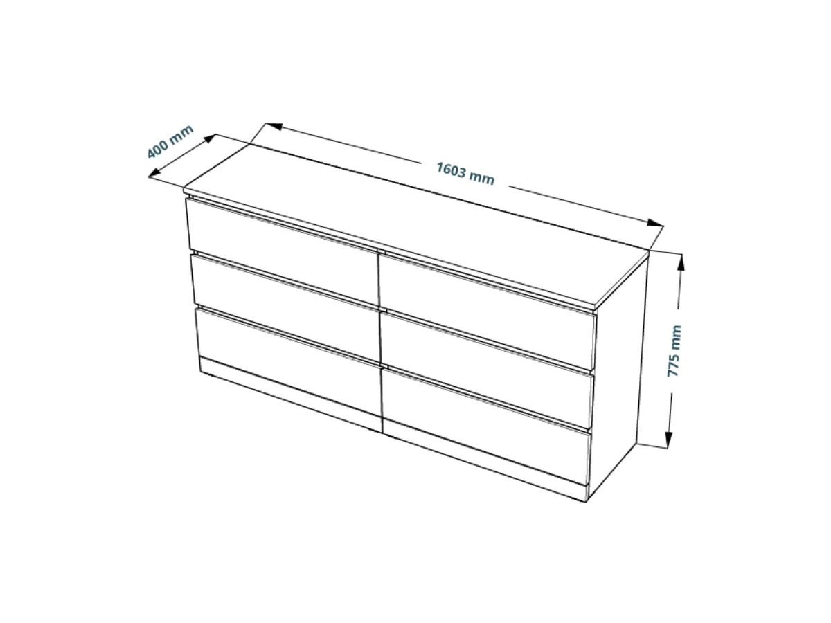 Комод Варма 6Д 943325  - фото 3