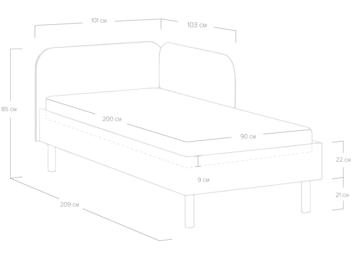 Кровать Julia 943352  - фото 6