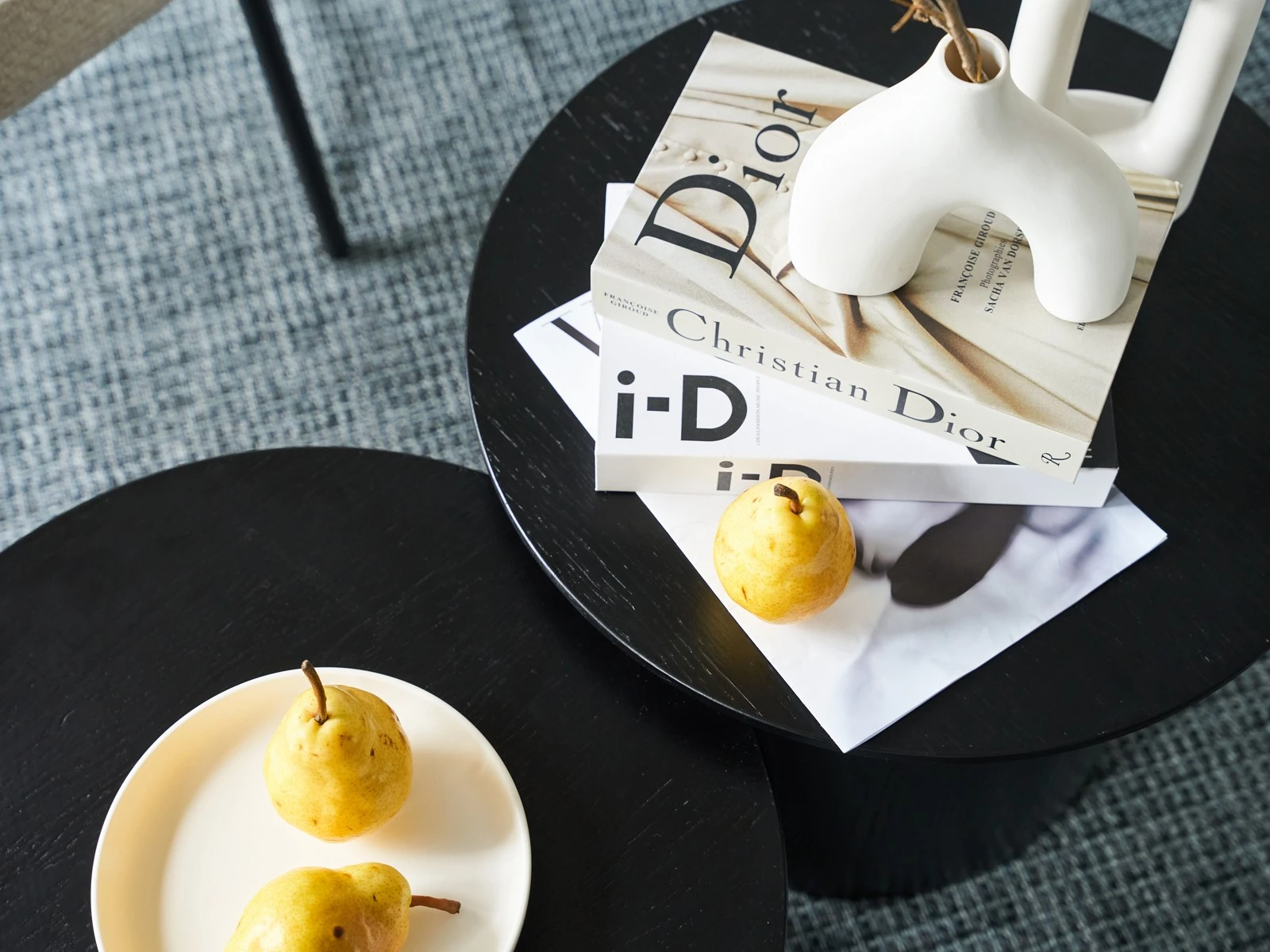 Стол журнальный Mono Stripe D70/D38/H42 943414  - фото 4