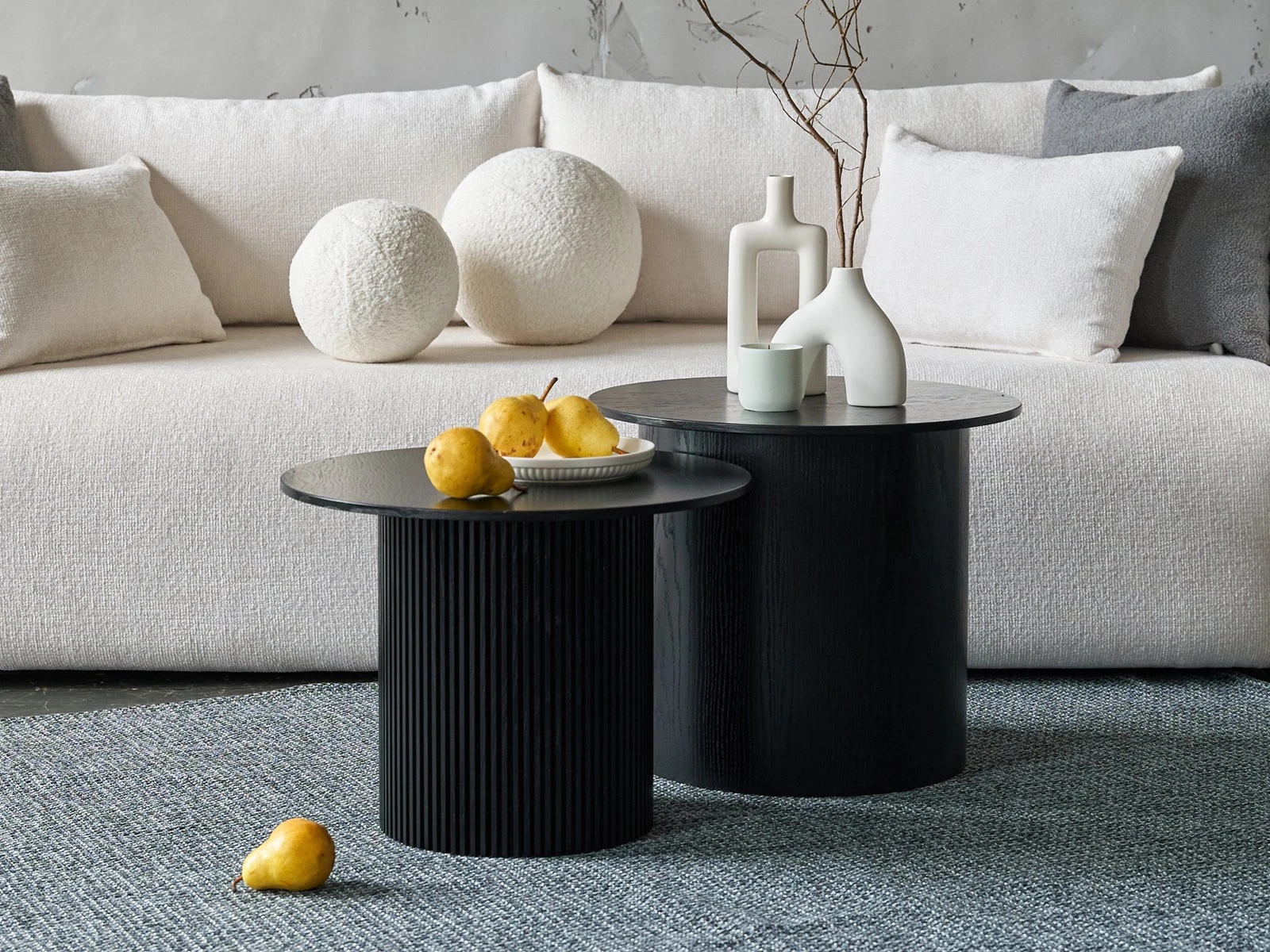 Стол журнальный Mono Stripe D70/D38/H42 943414  - фото 5