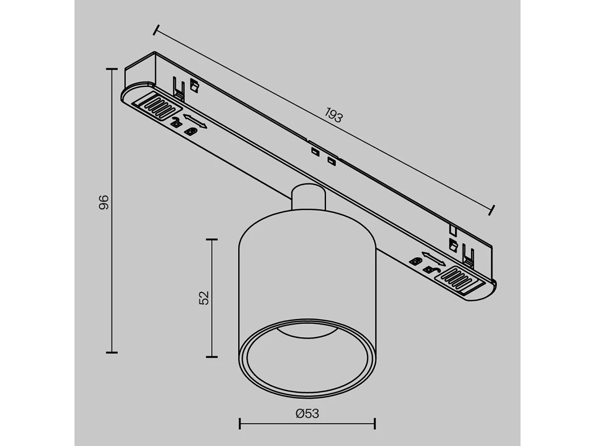 Трековый светильник Alfa S 943502  - фото 8