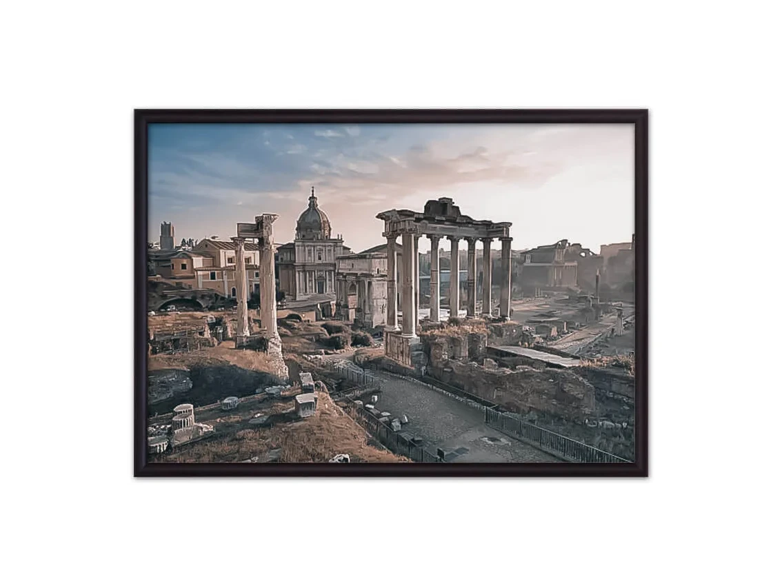 Постер в рамке Римский Форум 21х30 см 645582