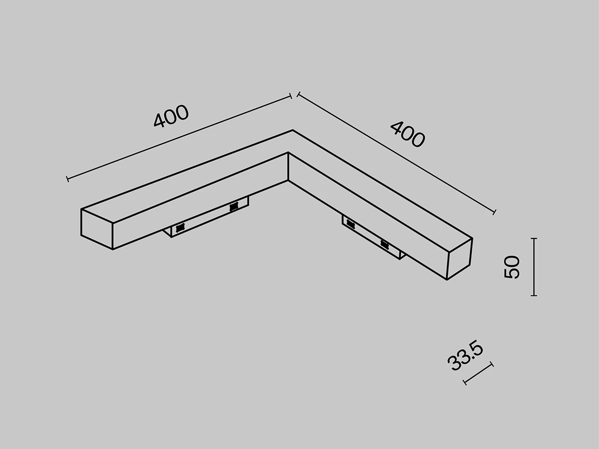 Трековый светильник Basis Angle 943508  - фото 4