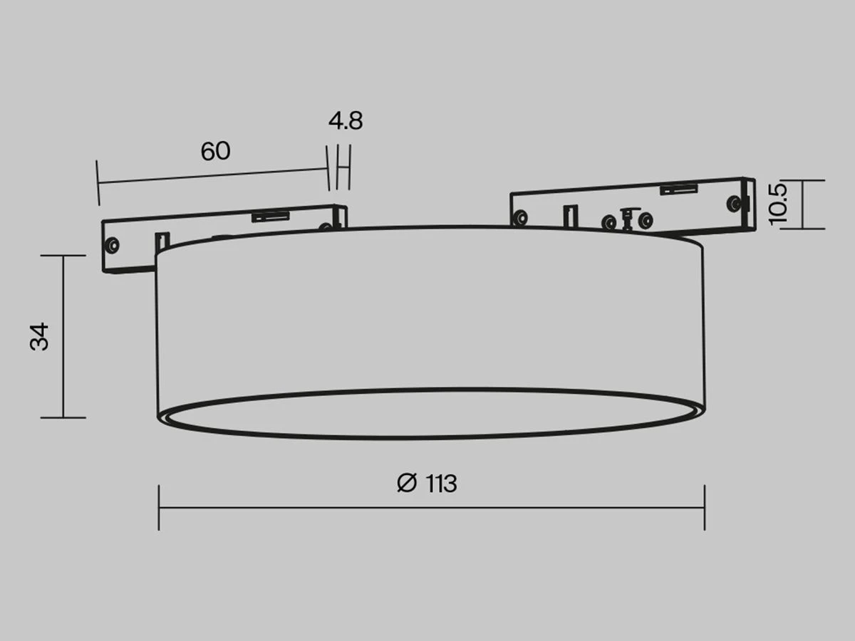 Трековый светильник Zon 943607  - фото 7