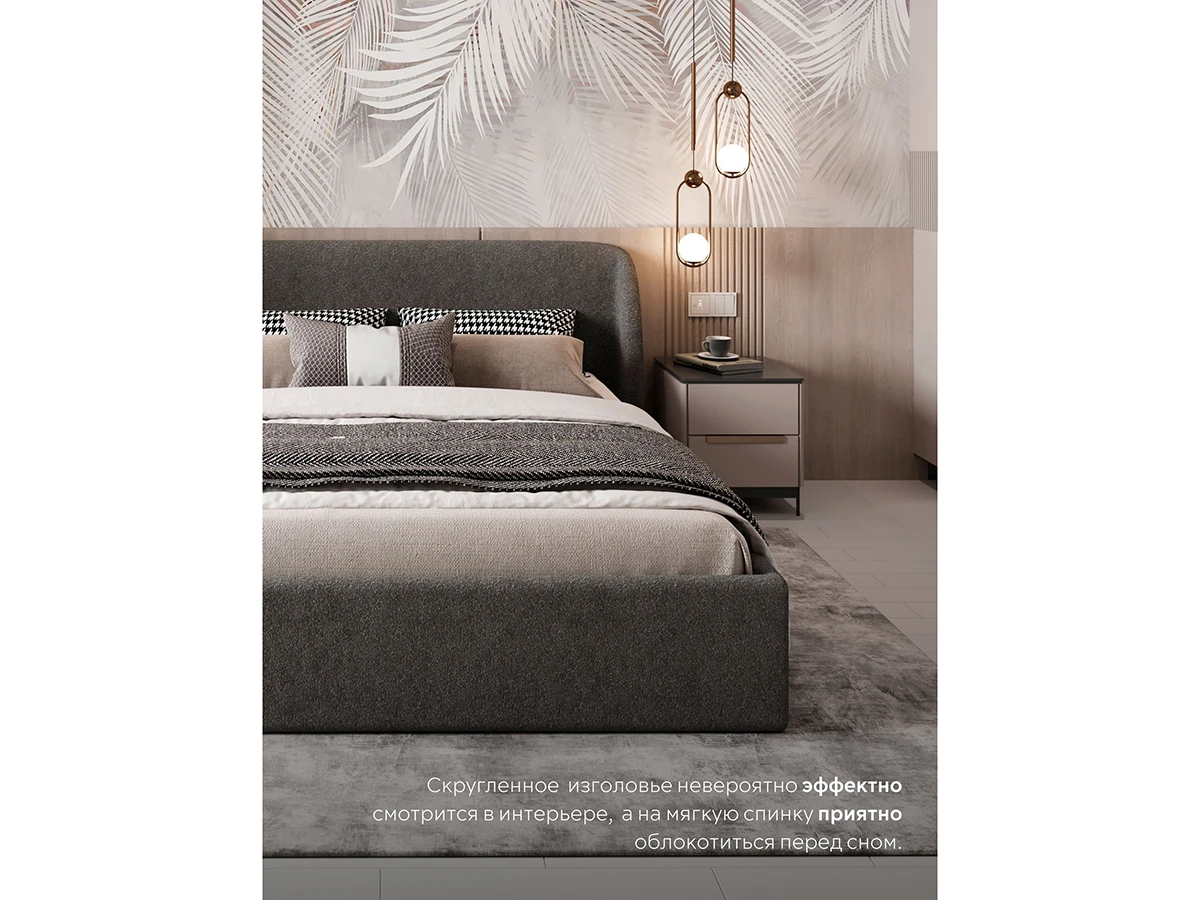 Кровать Мосс 160х200, двуспальная с подъёмным механизмом 943858  - фото 5