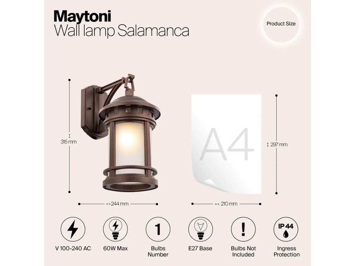 Настенный светильник (бра) Salamanca 943943