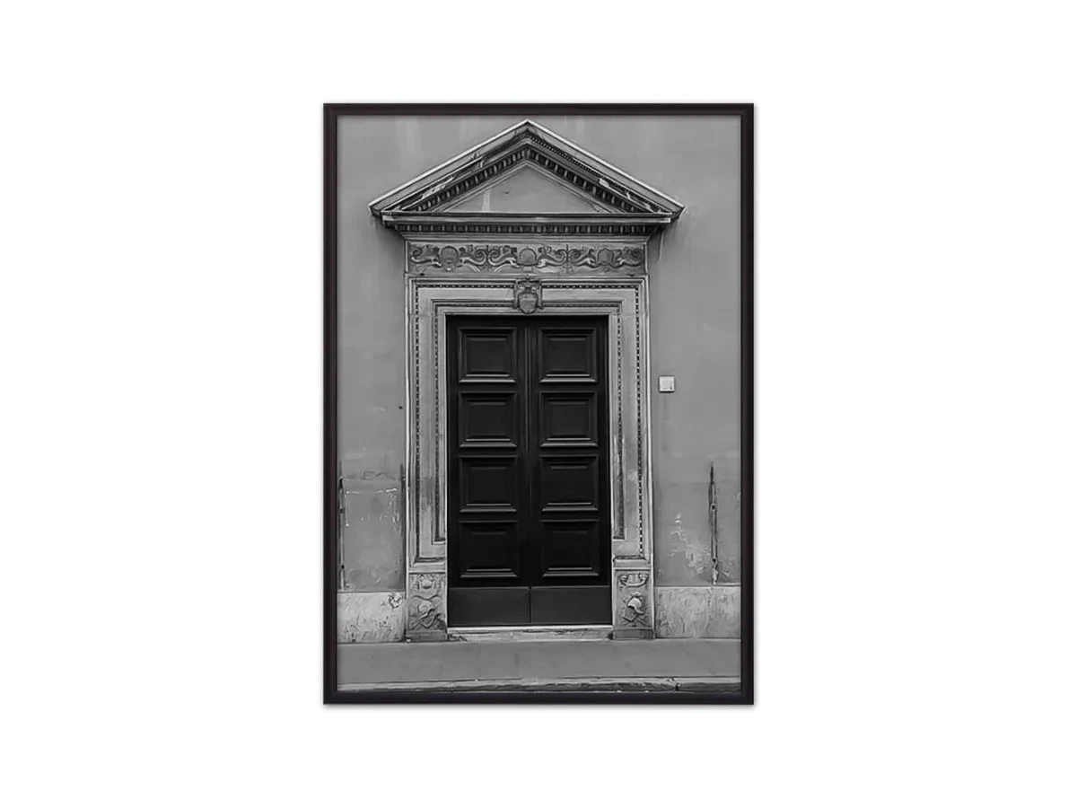 Постер в рамке Винтажная дверь 21х30 см 645630