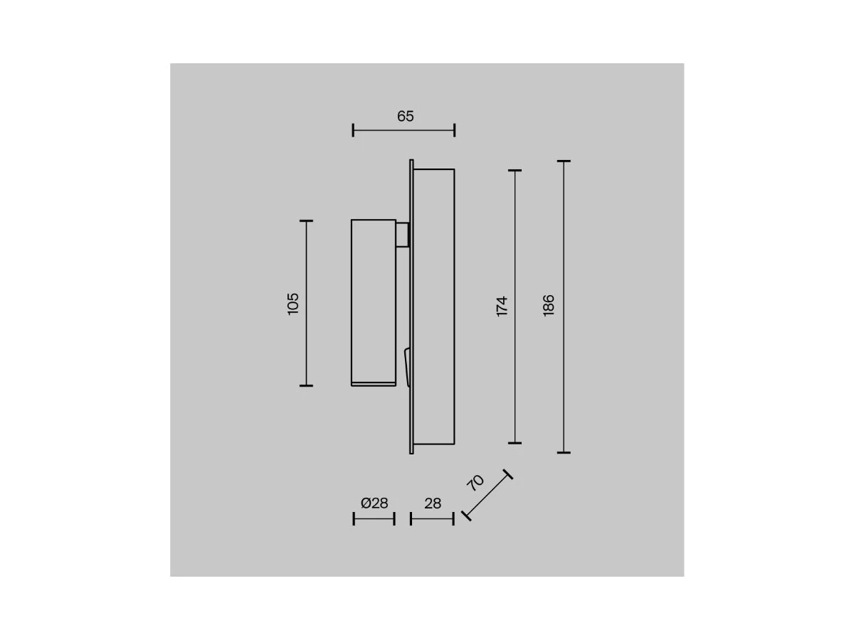 Настенный светильник (бра) Mirax 944101