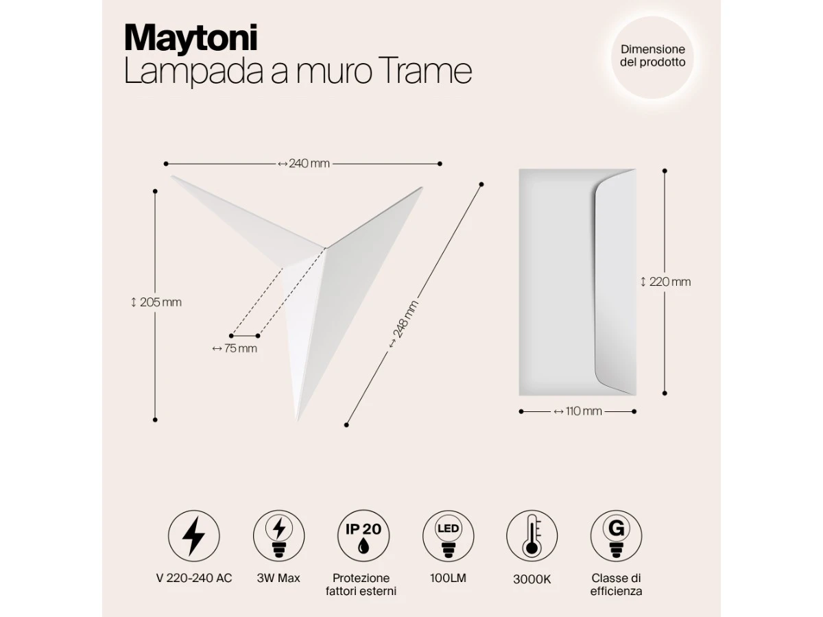 Настенный светильник (бра) Trame 944215  - фото 4