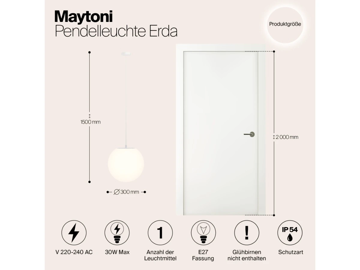 Подвесной светильник Erda 944316