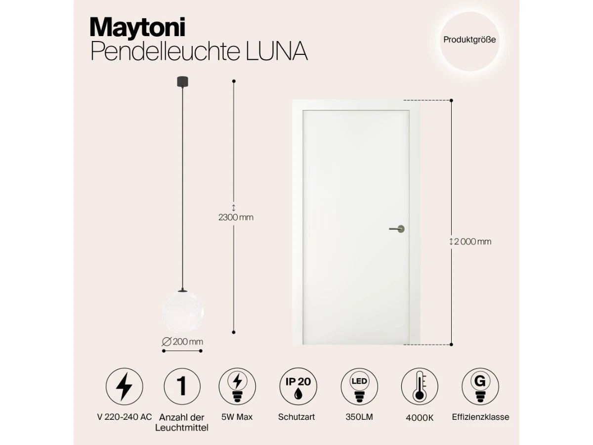 Подвесной светильник Luna 944342