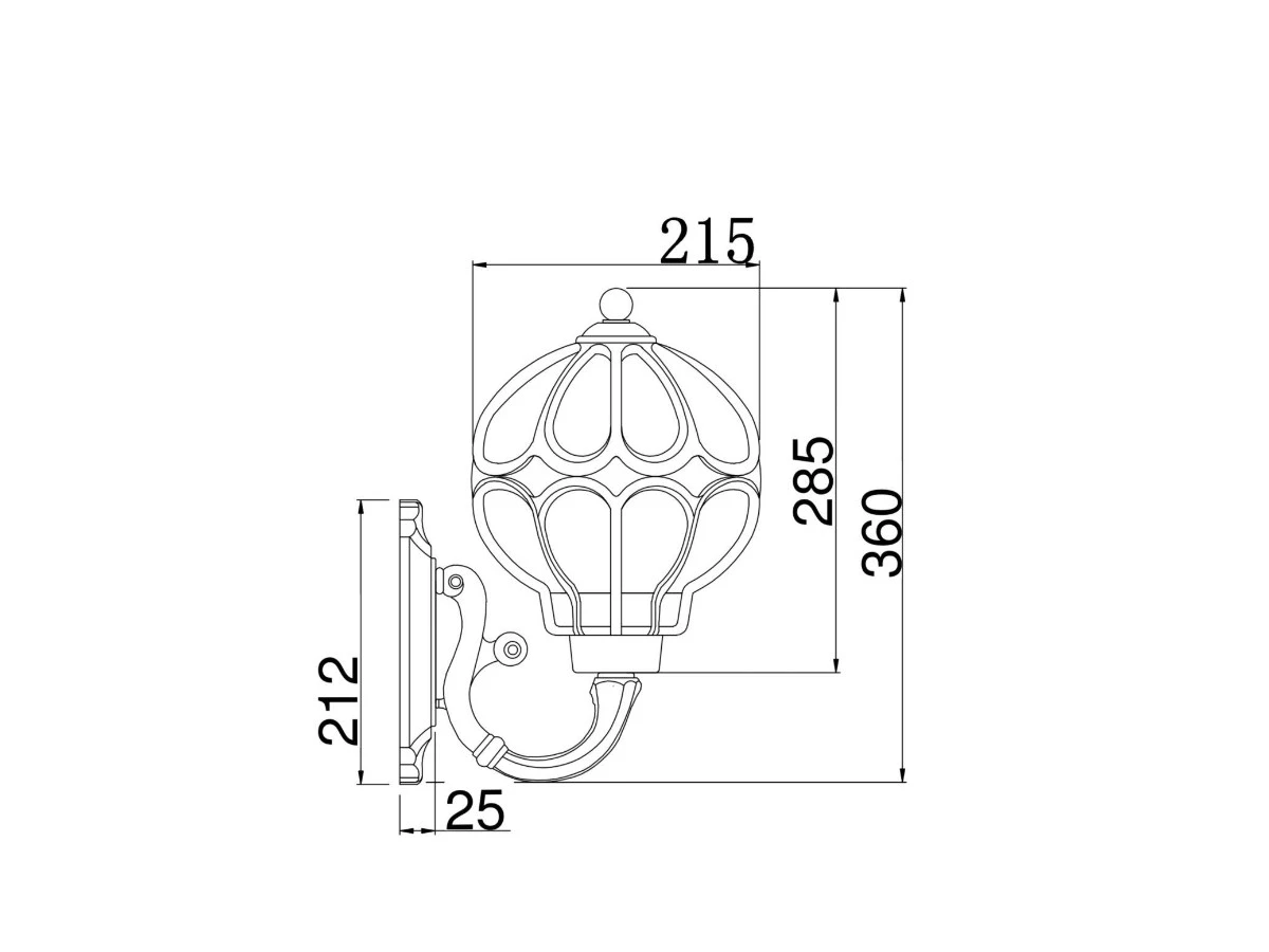 Настенный светильник (бра) Via 944344