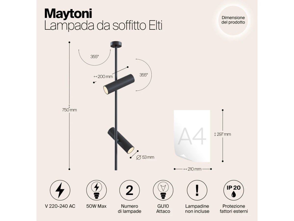 Потолочный светильник Elti 944424