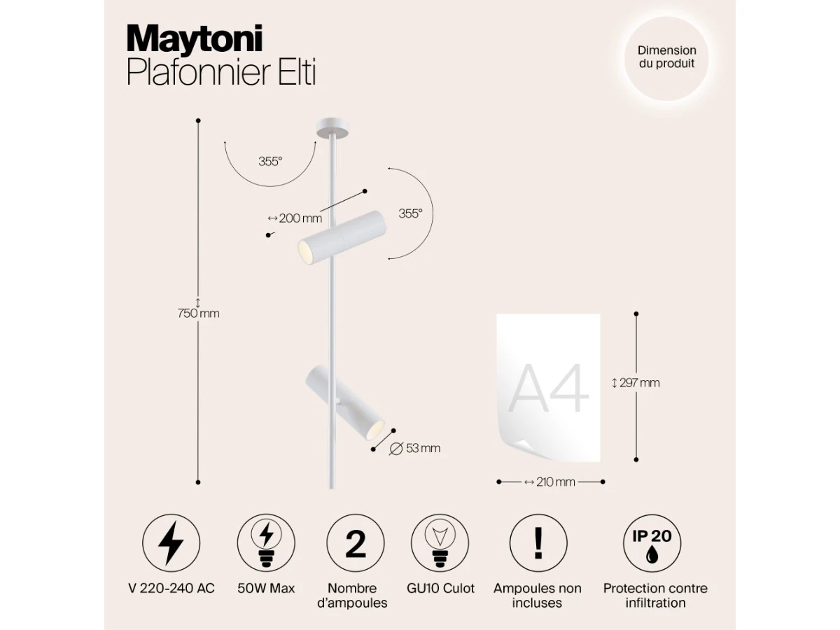 Потолочный светильник Elti 944431  - фото 4