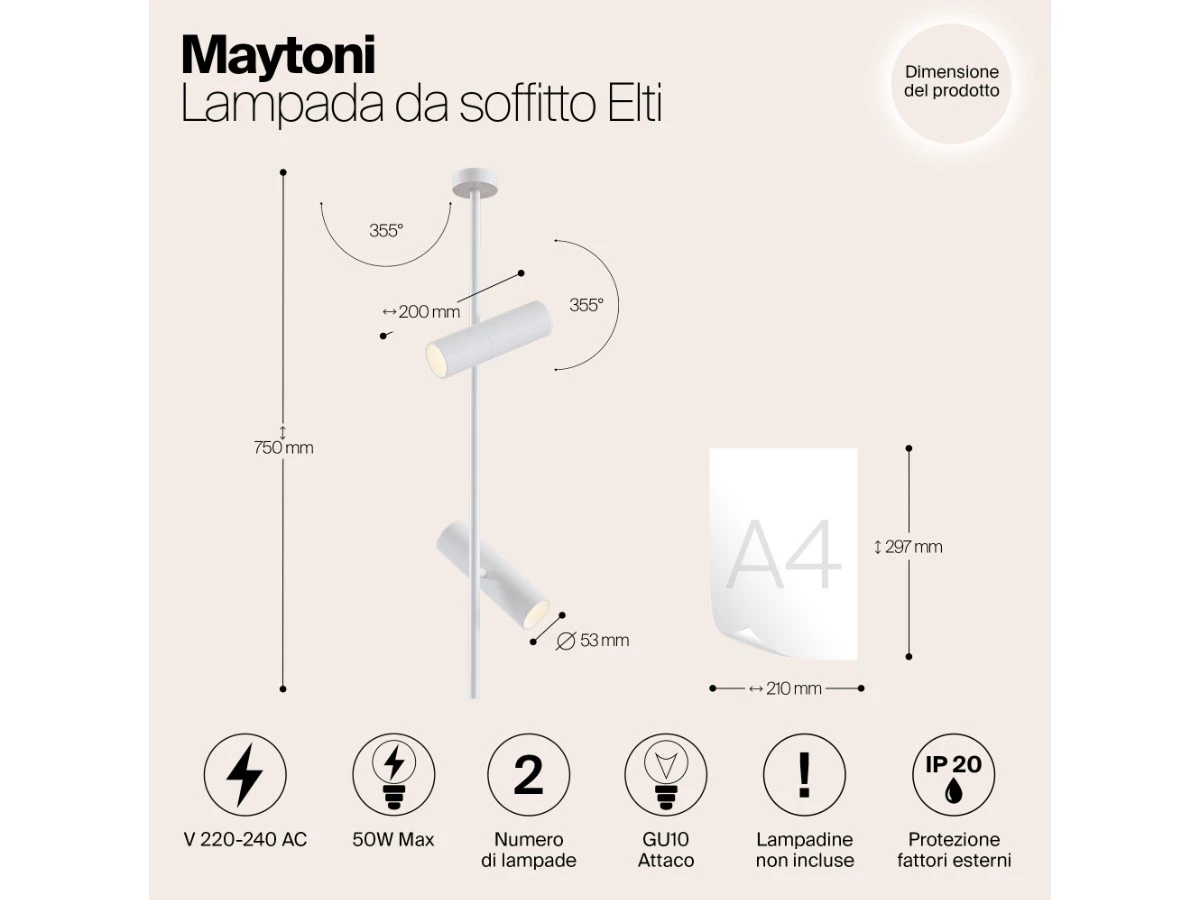 Потолочный светильник Elti 944431  - фото 3