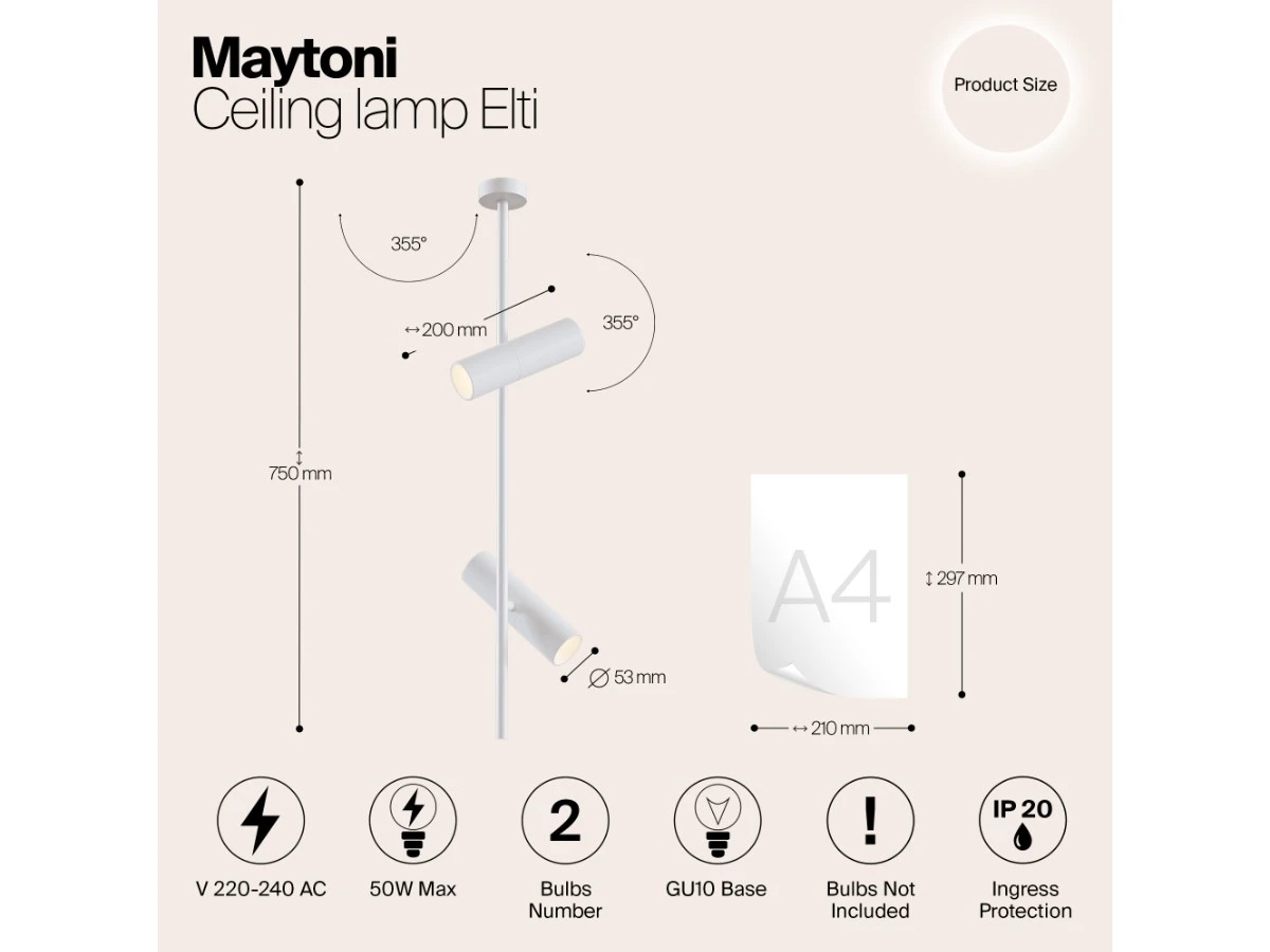 Потолочный светильник Elti 944431