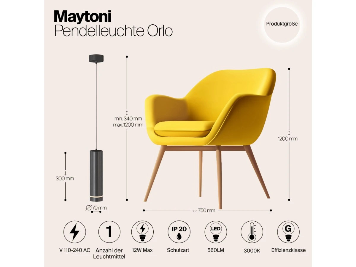 Подвесной светильник Orlo 944535