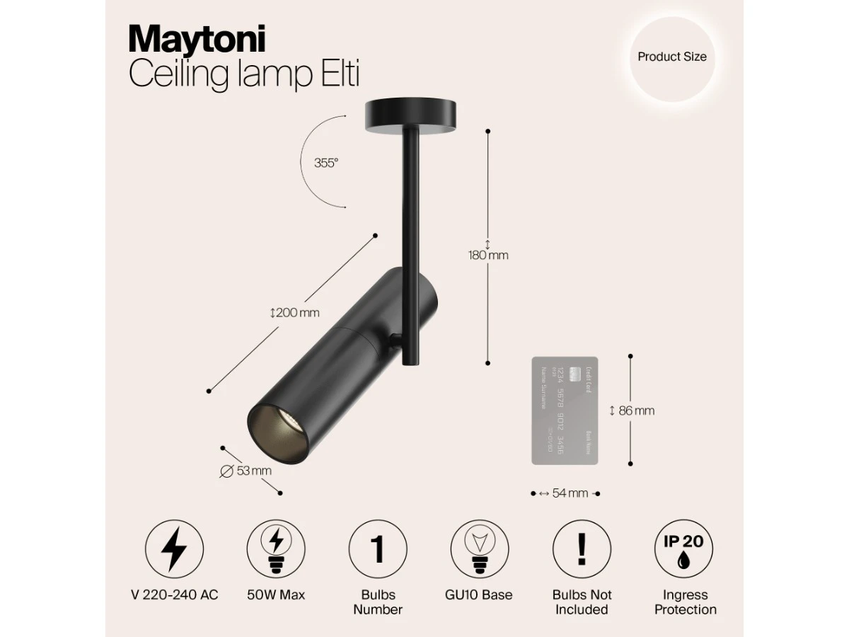 Потолочный светильник Elti 944675