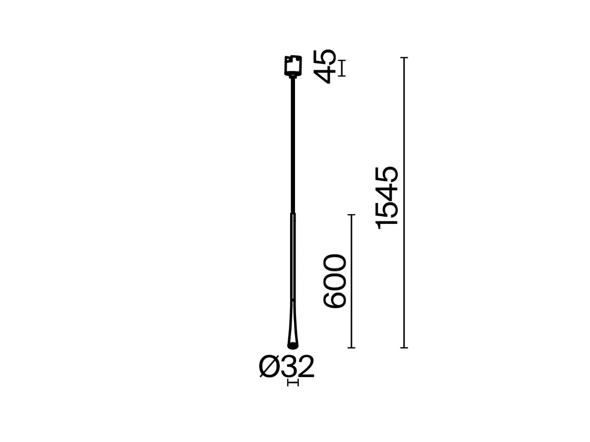 Трековый подвесной светильник Waist 944800  - фото 3