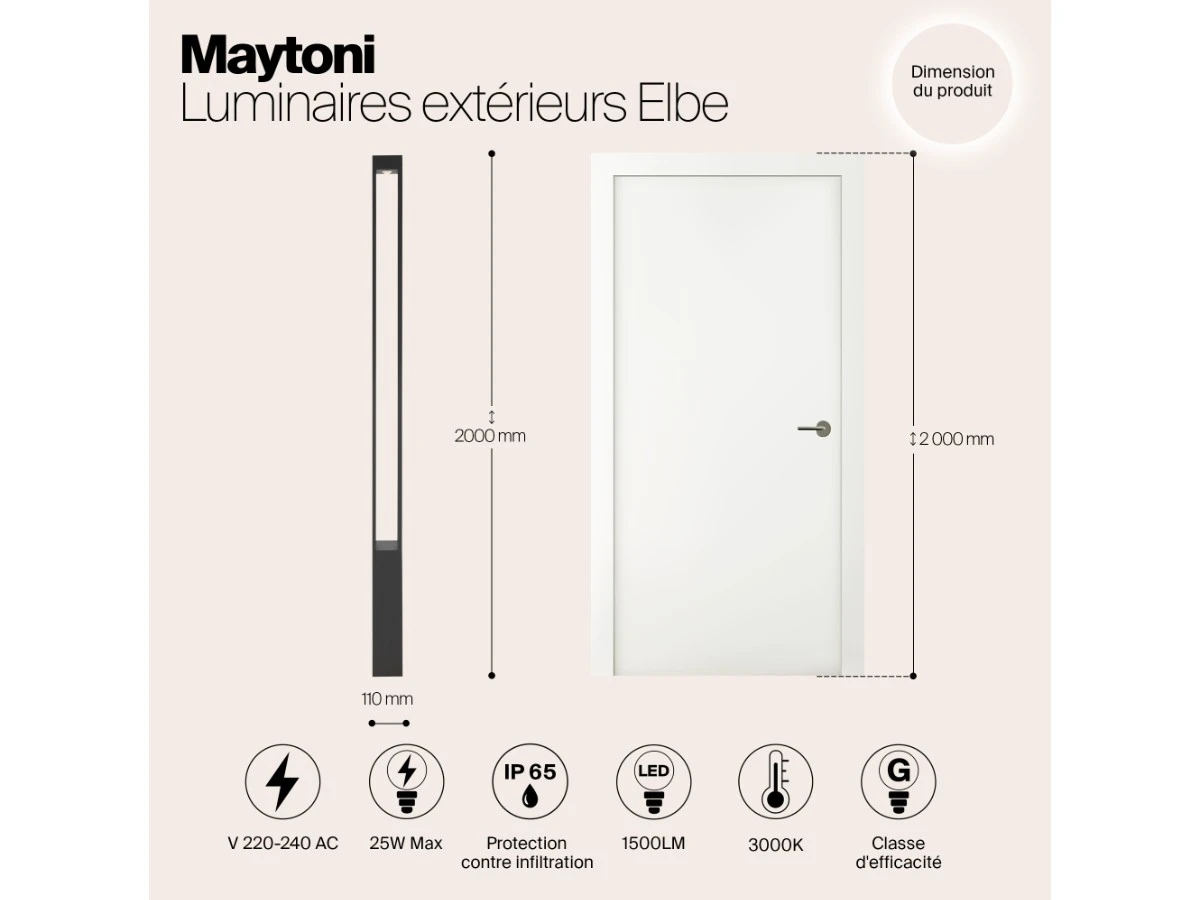 Садово-парковый светильник Elbe 944821  - фото 3