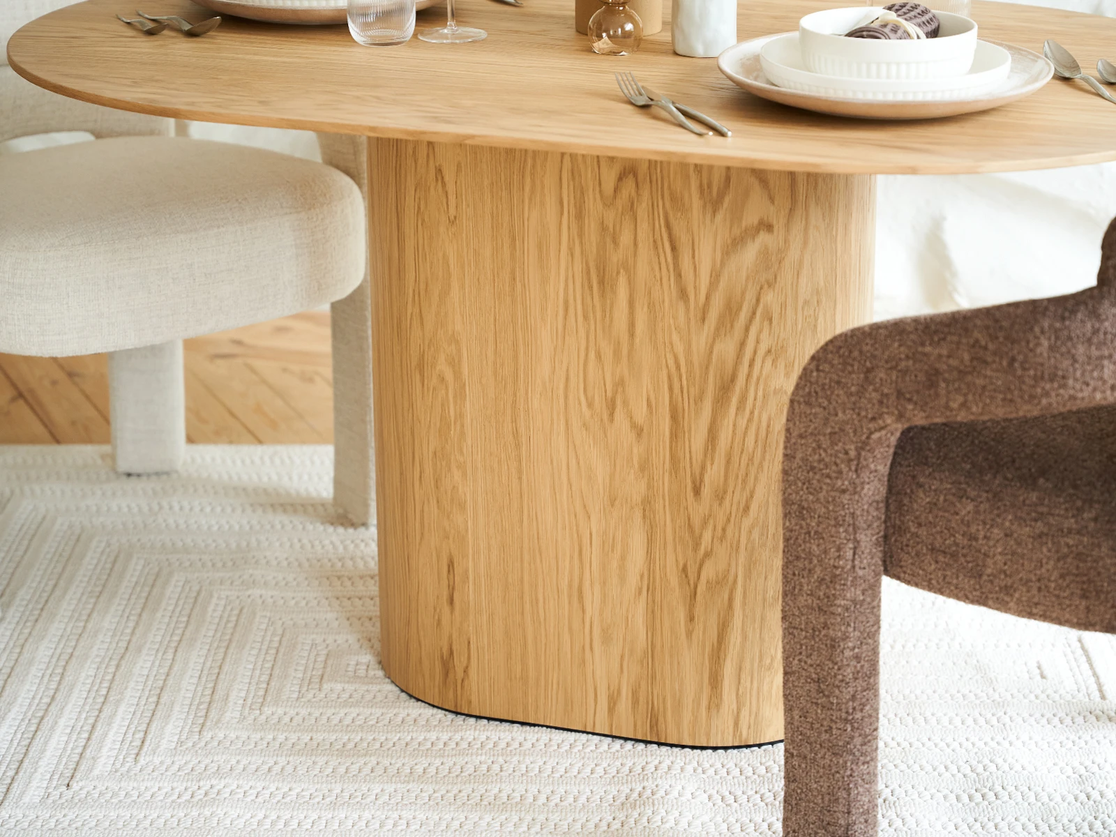 Стол обеденный овальный Mono 160х95 945420  - фото 9