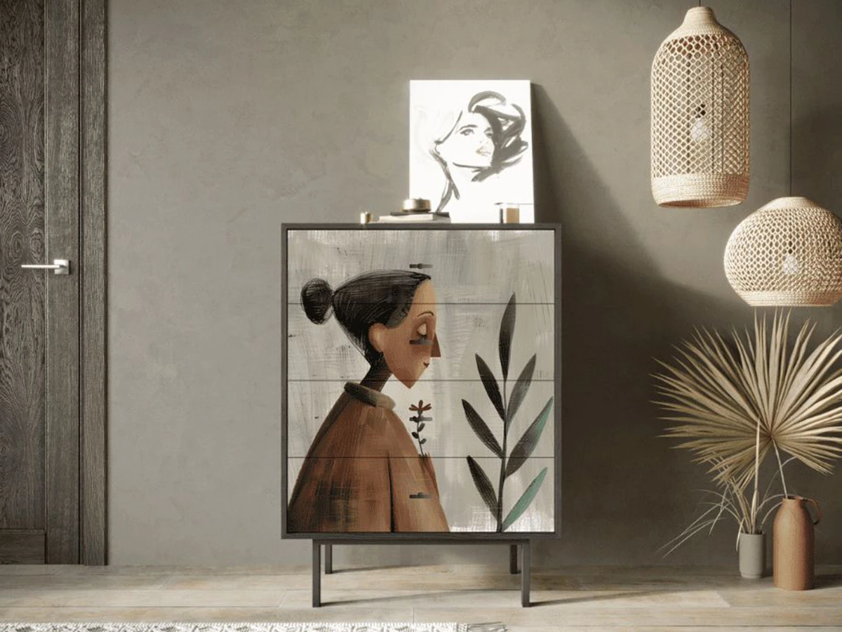 Комод  Emerson Женщина с цветком 945470